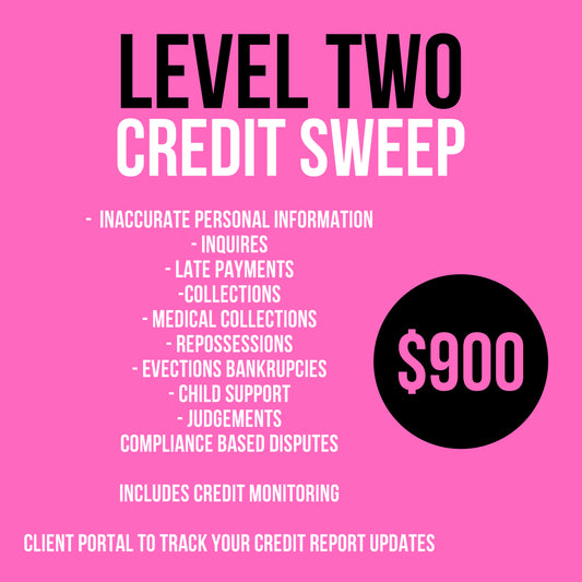 Level Two Credit Sweep